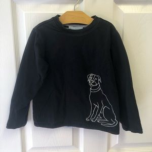 Black Janie and Jack dog shirt